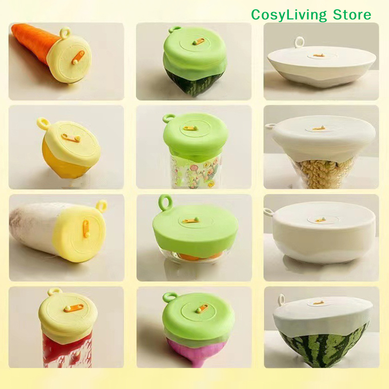 1/3Pcs Silicone Stretch Food   – обзор и цена Silicone Stretch Lid