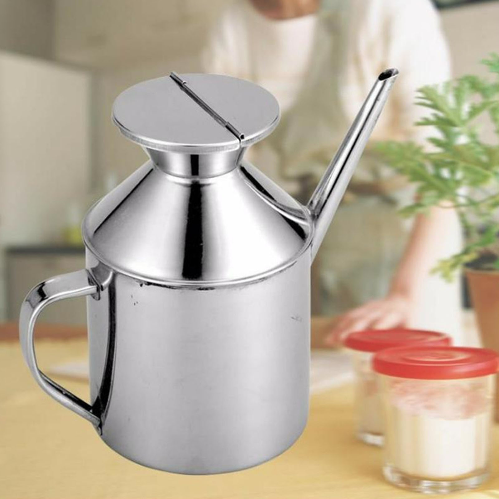 Stainless Steel Oil Can Multip – обзор и цена Herb Keeper Container