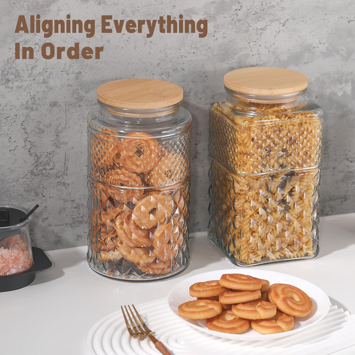 0.7Gallon/2600ml Glass Cookie  – обзор и цена Food Storage Glass Containers