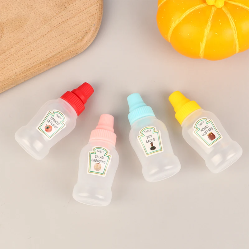 4Pcs/set Mini Sauce Bottle Ket – обзор и цена Herb Keeper Container
