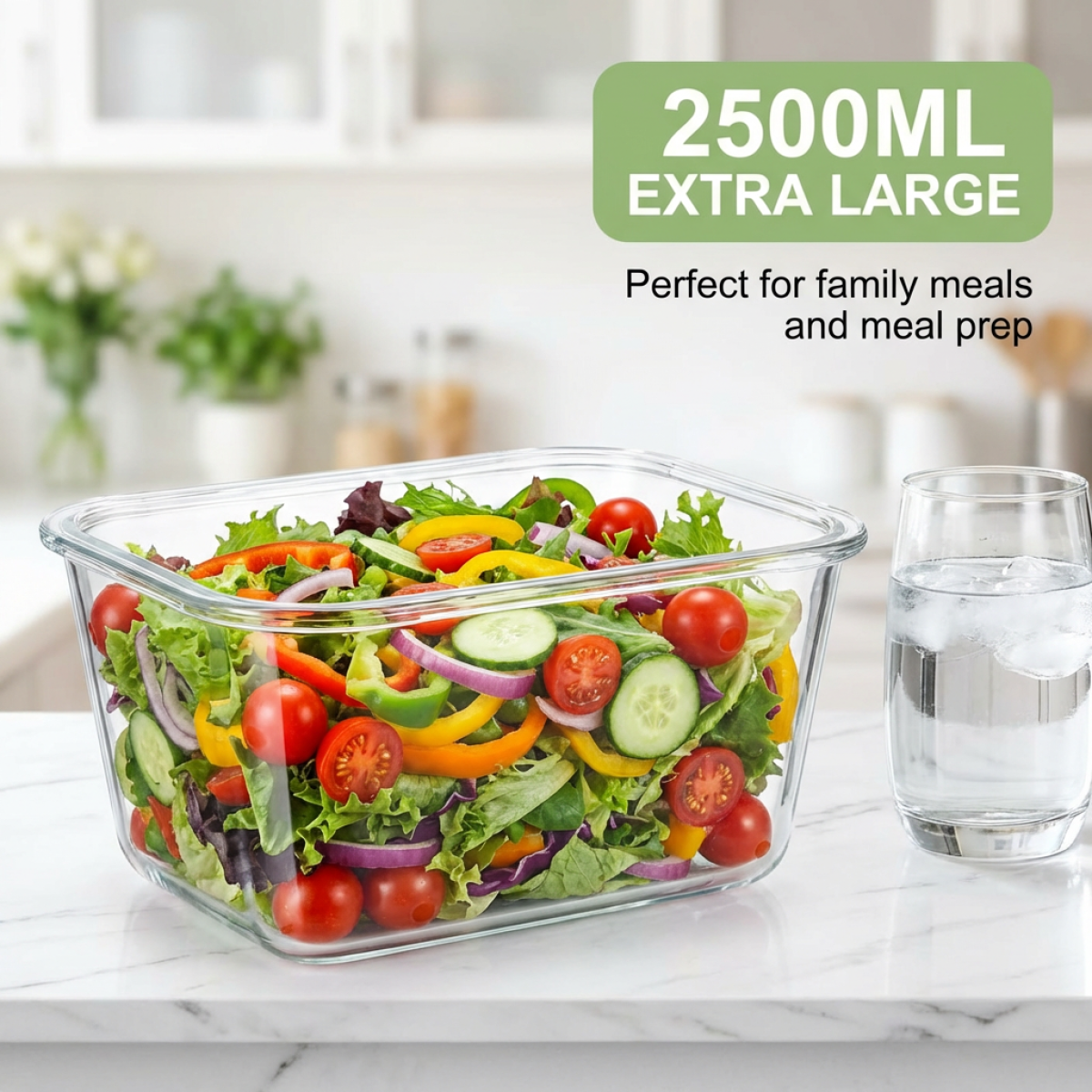 Large Capacity Borosilicate Gl – обзор и цена Food Storage Glass Containers