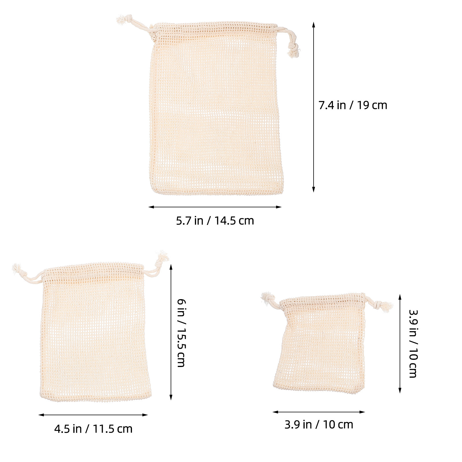 6Pcs Cotton Mesh Vegetable Sto – обзор и цена Produce Bag Reusable Mesh