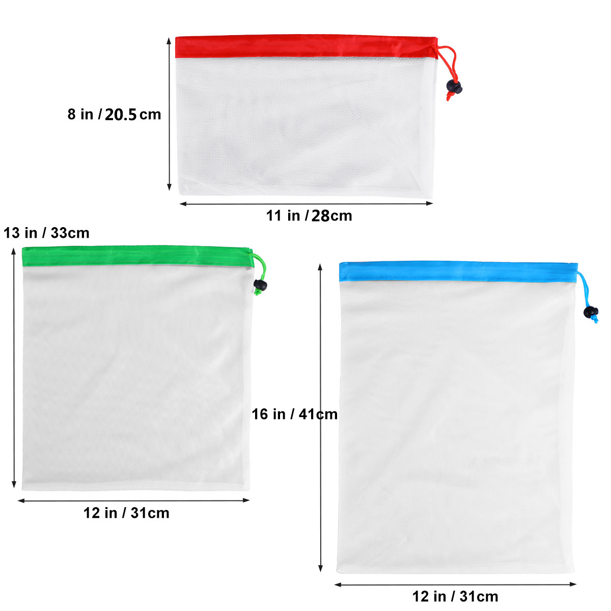 12Pcs Reusable Mesh Produce Ba – обзор и цена Produce Bag Reusable Mesh