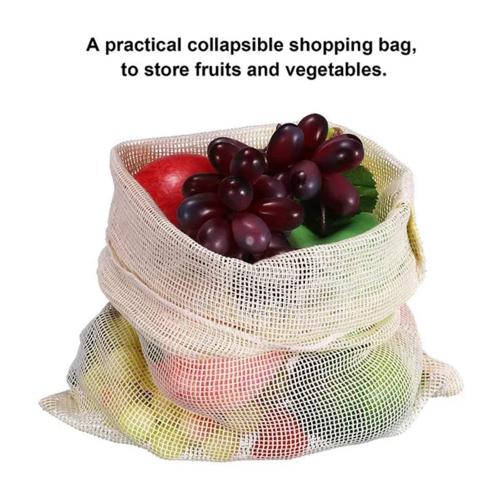 9 PCS Set Of Reusable Mesh Pro – обзор и цена Produce Bag Reusable Mesh