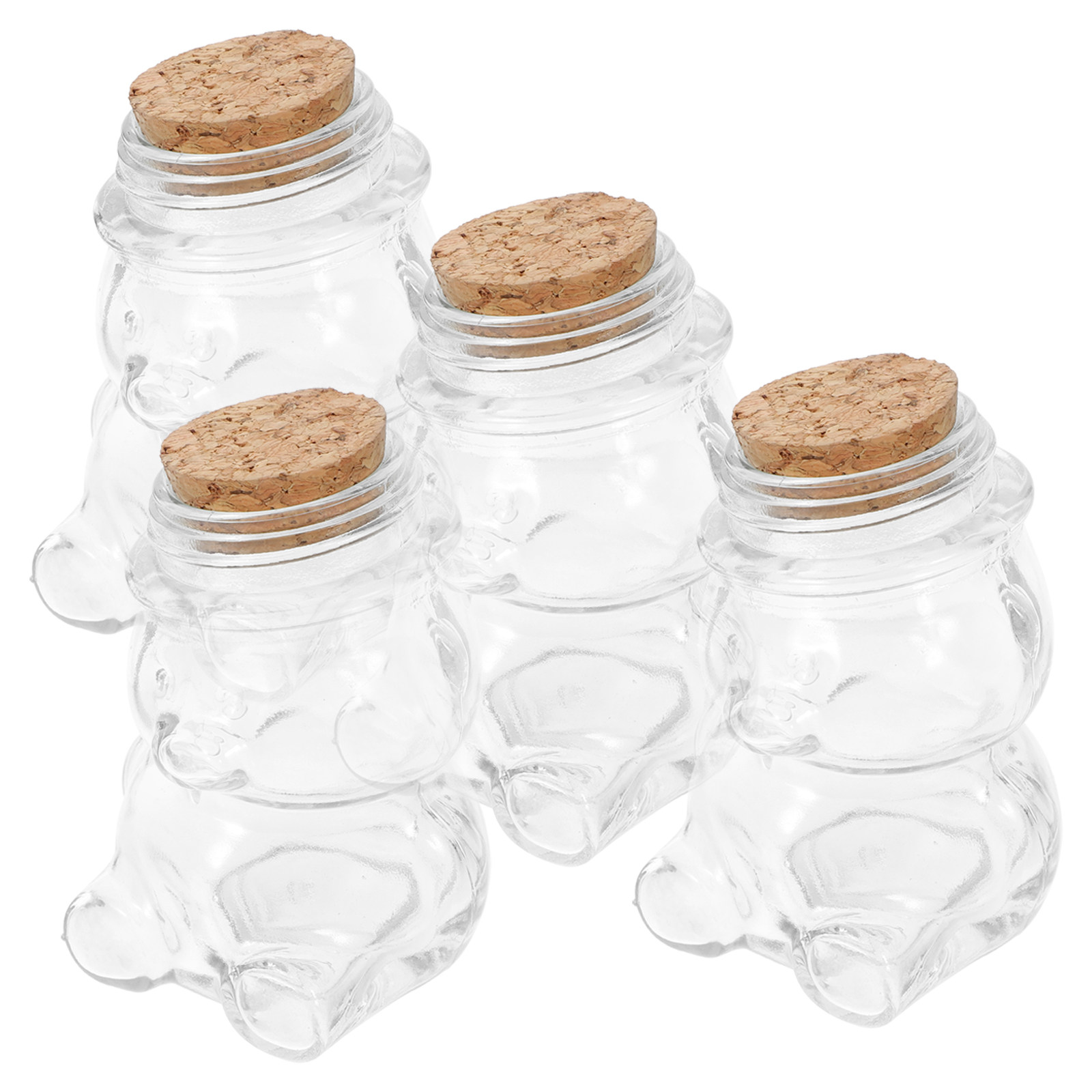 4Pcs Glass Candy Jar Set Trans – обзор и цена Food Storage Glass Containers
