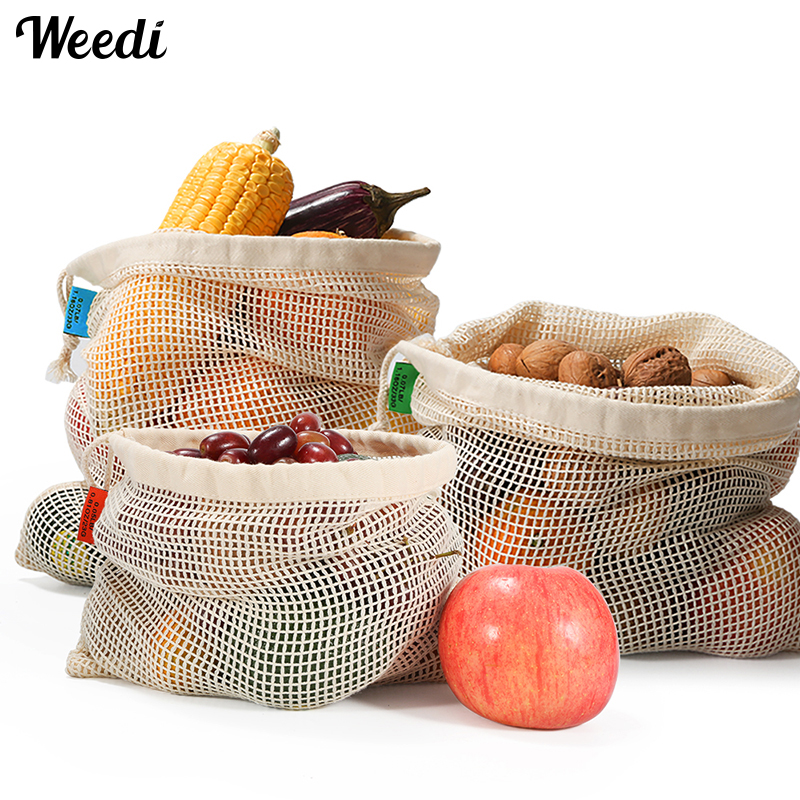 Organic Cotton Reusable Produc – обзор и цена Produce Bag Reusable Mesh
