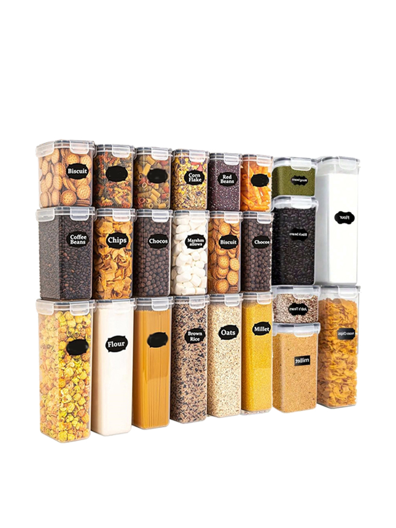 12pcs，Airtight food storage co – обзор и цена Food Storage Jars With Lids