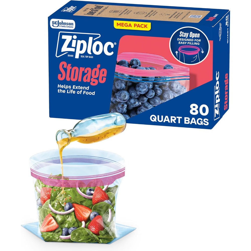Stand Up Quart Food Storage Ba – обзор и цена Food Storage Zipper