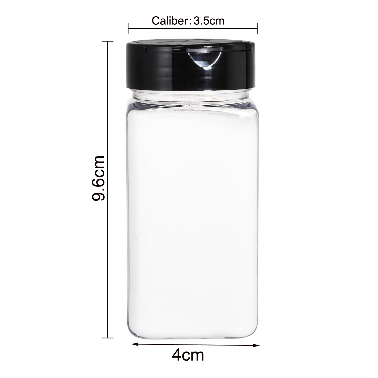 Square Large Plastic Spice Jar – обзор и цена Food Storage Jars With Lids