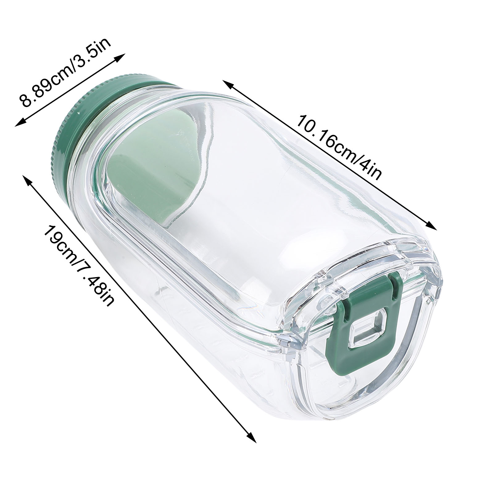 Salad Jar Side Open Plastic Le – обзор и цена Herb Keeper Container