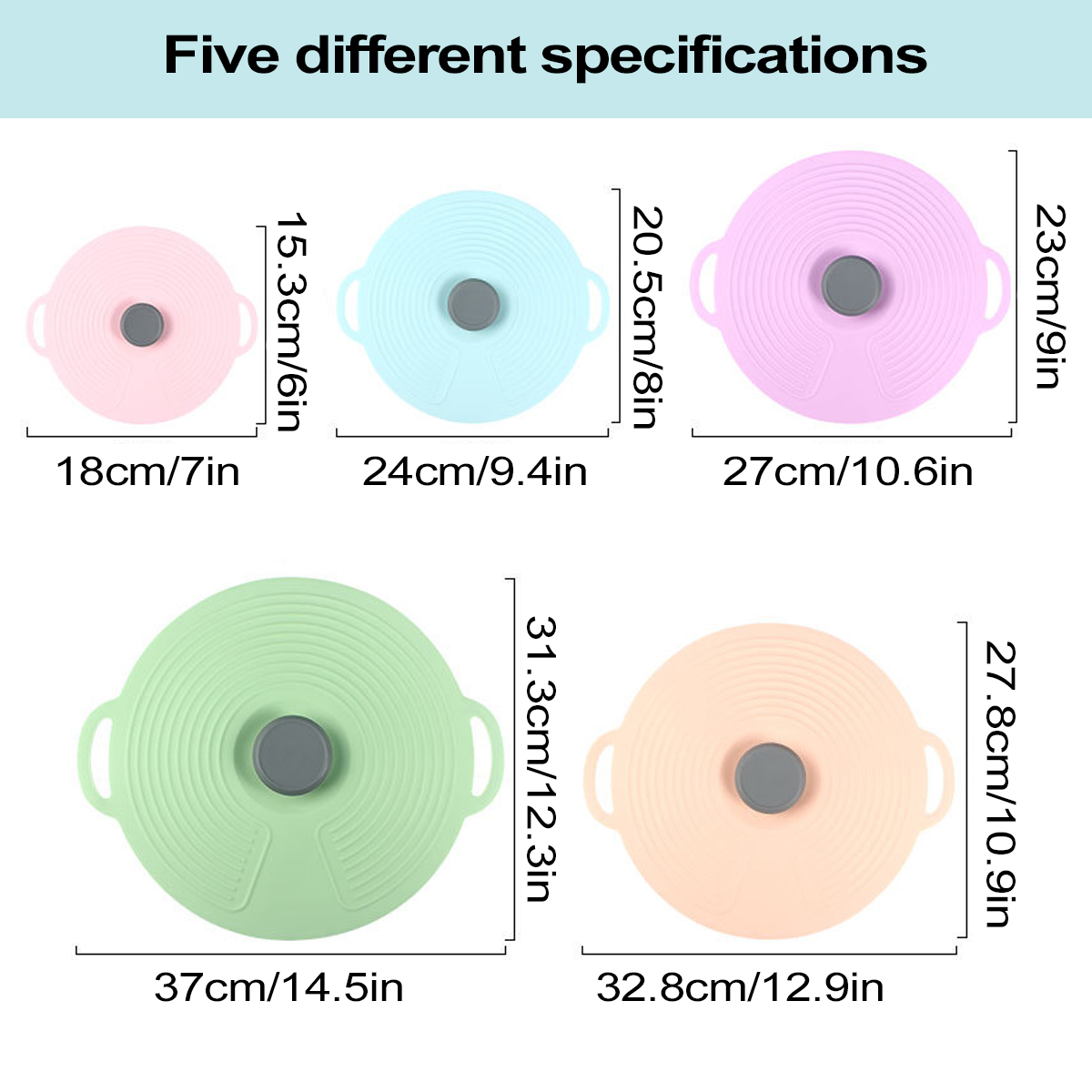 Leeseph Silicone Lids for Bowl – обзор и цена Silicone Stretch Lid