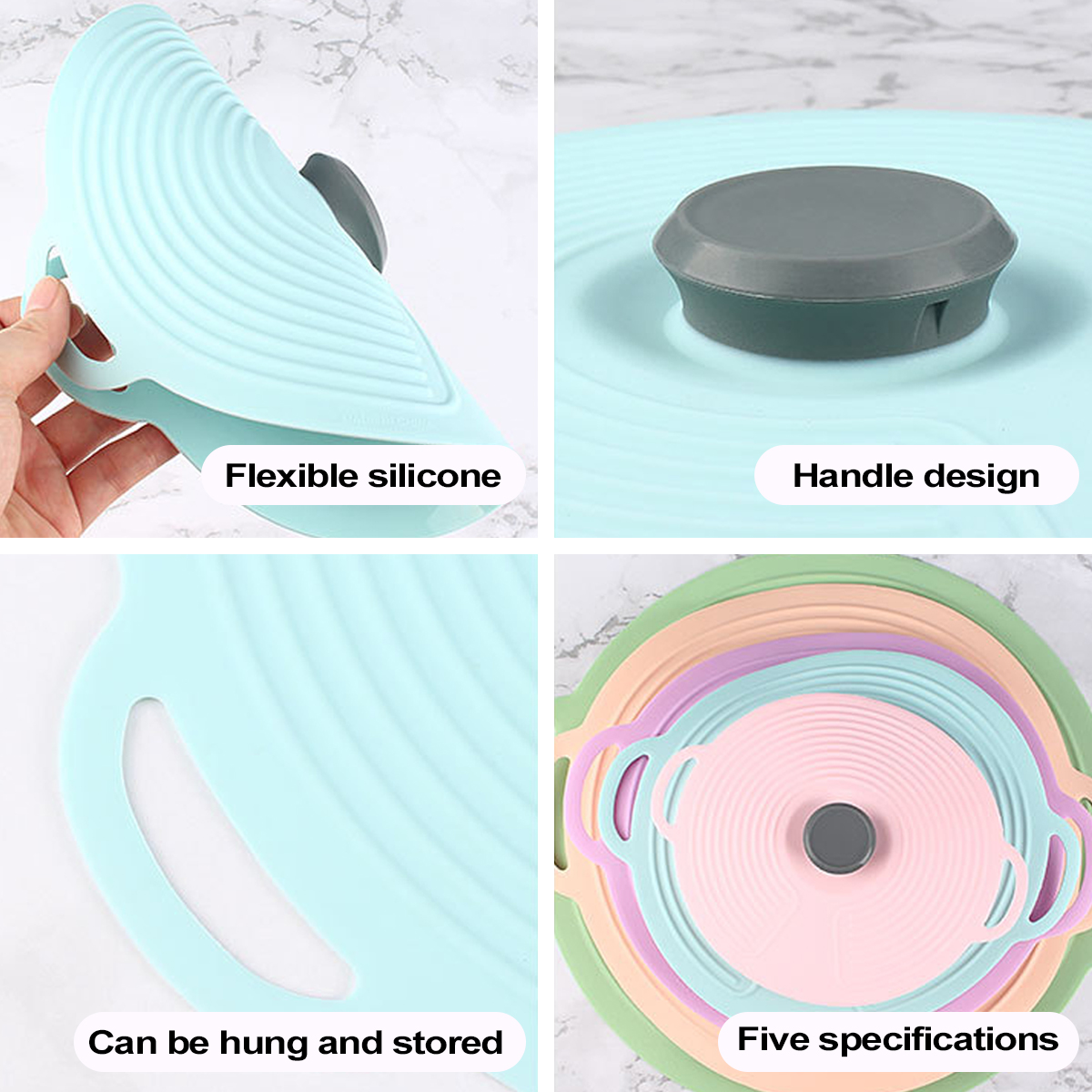 Leeseph Silicone Lids for Bowl – обзор и цена Silicone Stretch Lid