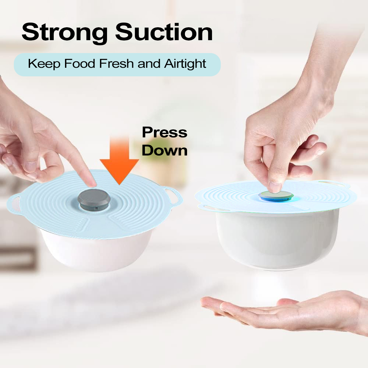 Leeseph Silicone Lids for Bowl – обзор и цена Silicone Stretch Lid