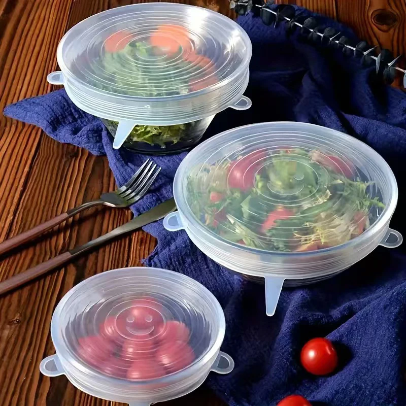 6pcs Silicone Covers Adaptable – обзор и цена Silicone Stretch Lid