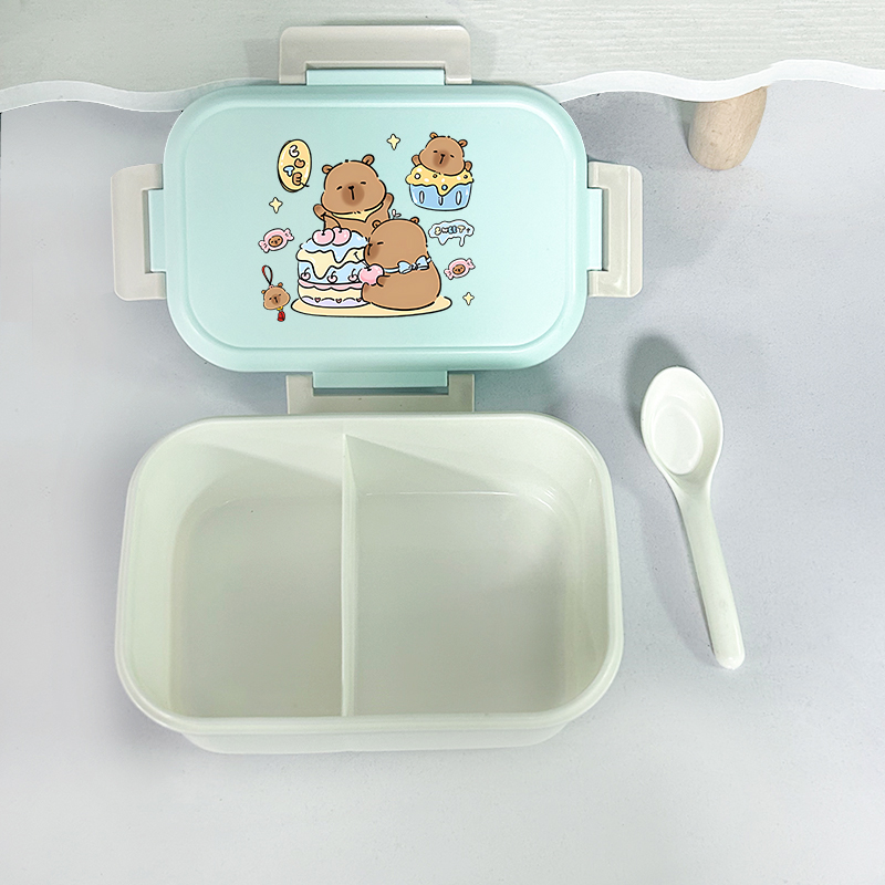 Capybara Bento Lunch Box Carto – обзор и цена Food Storage And Containers