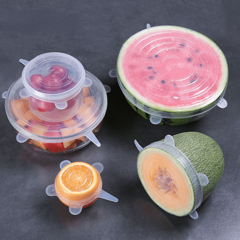 6pcs Reusable Silicone Stretch – обзор и цена Silicone Stretch Lid